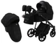 Коляска 2 в 1 Adamex Gallo Thermo GA-12 black diamond - зображення 1