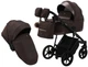 Коляска 2 в 1 Adamex Gallo Thermo GA-10 chocolate gold - изображение 1