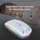 Беспроводная мышь FlyBat A2 Белая 1600 dpi RGB с подсветкой - изображение 3