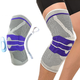 Бандаж фіксатор колінного суглоба наколінник ортез Silicone Spring Knee Pad Size XL - изображение 2