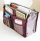 Органайзер в женскую сумку Bag-in-bag бордовый - изображение 2