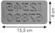 Силіконові формочки Tescoma Delicia Deco Цифри Ретро (633059) - зображення 2