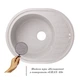 Кухонная мойка Lidz 620x500/200 GRA-09 (LIDZGRA09615500200) - изображение 10