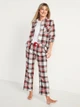Фланелевая женская пижама Old Navy 1159758925 (Белый/Красный/Черный, XXL) - изображение 1