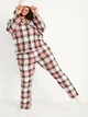 Фланелевая женская пижама Old Navy 1159758925 (Белый/Красный/Черный, XXL) - изображение 4