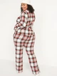 Фланелевая женская пижама Old Navy 1159758925 (Белый/Красный/Черный, XXL) - изображение 5