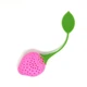 Ситечко для заварювання чаю Tea Strainer "Полуниця", силіконове, рожеве - зображення 1