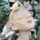 Ваза «Дівчина з метеликами Desire» в зеленому 32х13х20 см.(2013-005) - зображення 4