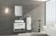 Тумбочка із раковиною для ванної IMPRESE BLACK EDGE 91x74x52см підвісна білий f32119W - зображення 4