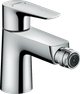 Змішувач для гігієнічного душу HANSGROHE TALIS E на біде одноважільний хром латунь з донним клапаном 71720000 - зображення 1
