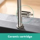 Cмеситель для кухни с выдвижной лейкой HANSGROHE Talis M54 сатин латунь 72802800 - изображение 4