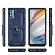 Чехол Shield для Motorola Moto G60 противоударный Бампер с подставкой Dark-Blue - изображение 4
