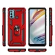 Чехол Shield для Motorola Moto G60 противоударный Бампер с подставкой Red - изображение 4
