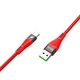 Кабель Hoco U53 5A Flash Type-C Red 1.2m - изображение 2