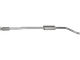 Резонатор Фіат Пунто II (Fiat Punto II) 1.4 03- (07.521) Polmostrow алюминизированный - зображення 1