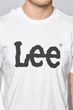 Футболка Lee Logo Tee Regular Fit (L65QAI12) Белый M-00 - изображение 4