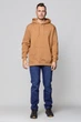 Худі Lee Plain Hoodie Regular Fit (L80YTJSZ) Коричневий XXL-00 - зображення 1