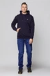 Худи Lee Plain Hoodie Regular Fit (L80YTJMA) Темно-синий S-00 - изображение 1
