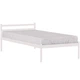 Односпальне ліжко Метакам Comfort-1 металічне 190x90 Білий Глянець - зображення 1