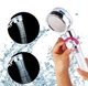 Турбо лейка c вентилятором и фильтром, вращение на 360°, TURBOCHARGED SHOWER HEAD Синяя - изображение 5