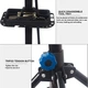 Стійка для велосипеда Bike Repair Stand з полицею, чорний (RS-100) - зображення 3