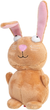 Іграшка для собак GiGwi Кролик з пискавкою Plush 16 см (75053Collar) - зображення 1