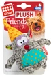 Игрушка для собак GiGwi Медведь с пищалкой Plush 10 см (75044Collar) - изображение 2