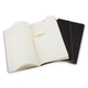 Записник Moleskine Cahier середній / Клітина Чорний (9788883704963) - изображение 3