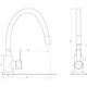 Смеситель для кухни Globus Lux WIEN SUS2-203SBR - изображение 4