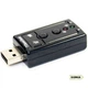 Внешняя звуковая usb карта PrologiX SC-108 7.1 Черная - изображение 2