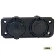Авто / Мото USB зарядний пристрій Recessed Twin Charging з прикурювачем, IP54, 2,1А - зображення 4