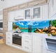 Наклейка на кухонный фартук 60 х 300 см, фотопечать с защитной ламинацией Бунгало на пляже (БП-s_mp109-3)(БП-14-s_mp109) - изображение 6