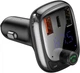 FM-трансмиттер Baseus T Typed S-13 Bluetooth MP3 Charger Black (CCTM-B01) [60615] - изображение 3