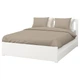 Каркас ліжка з 4 відділеннями для зберігання SONGESAND IKEA 292.413.20 білий - зображення 2