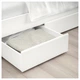 Каркас ліжка з 4 відділеннями для зберігання SONGESAND IKEA 292.413.20 білий - зображення 3