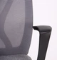 Крісло AMF Nickel Black сидіння Сідней-20/спинка Сітка SL-16 сіра (297131) - зображення 9