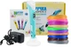 3D ручка с экраном 3d Pen-2 голубая + 100м пластика - изображение 1