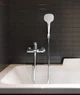 Кран для ванной однорукояточный с коротким гусаком HANSGROHE TALIS E хром латунь 71740000 - изображение 5
