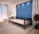 Односпальная кровать металлическая Метакам Verona Lux 190x90 см Черный матовый - изображение 2