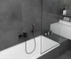 Cмеситель для ванной одновентильный с коротким носиком HANSGROHE VERNIS SHAPE черный латунь 71450670 - изображение 3