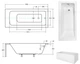 Ванна Besco Talia 150x70 (WAT-150-PK) - зображення 4