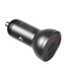 Адаптер автомобільний BASEUS CCBX-0G 2USB, 4.8A, 24W, чорний - зображення 5