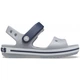 Детские сандалии Crocs Crocband Sandal Kids 23 светло-серый/синий 12856 - изображение 2