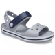 Детские сандалии Crocs Crocband Sandal Kids 30 светло-серый/синий 12856 - изображение 11