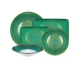Тарілка обідня кругла 22,6 см Brenda Blue L0681-T8601559 LOS`K - изображение 2
