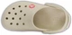 Детские сабо Crocs Kids' Crocband™ Clog 33 бежевый/белый 204537 - изображение 2
