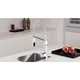 Кран на кухню одноручный с пружиной GROHE Eurocube хром латунь 31395000 - изображение 4