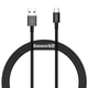 Кабель Baseus Superior Series USB 2.0 to USB-C PD 66W 6A Fast Charging 2m Black (CATYS-A01) - зображення 1