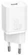 Сетевое зарядное устройство Baseus Super Si Quick Charger USB-C 30W White (CCSUP-J02) - изображение 1