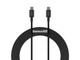 Кабель Baseus Superior Series USB-C to USB-C PD 100W 5A Fast Charging 1m Black (CATYS-B01) - изображение 1